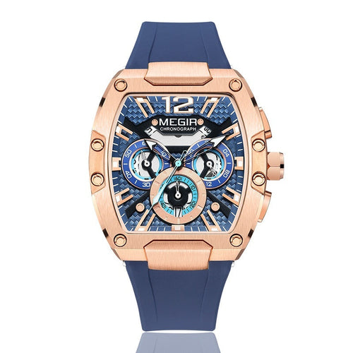 Men's Waterproof Luminous Sport Watch – 44mm Quartz Dial