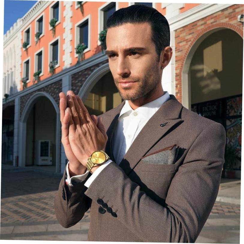 Men's Solar-Powered Bracelet Watch – 24-Hour Display