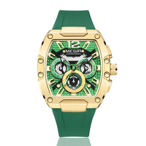 Men's Waterproof Luminous Sport Watch – 44mm Quartz Dial