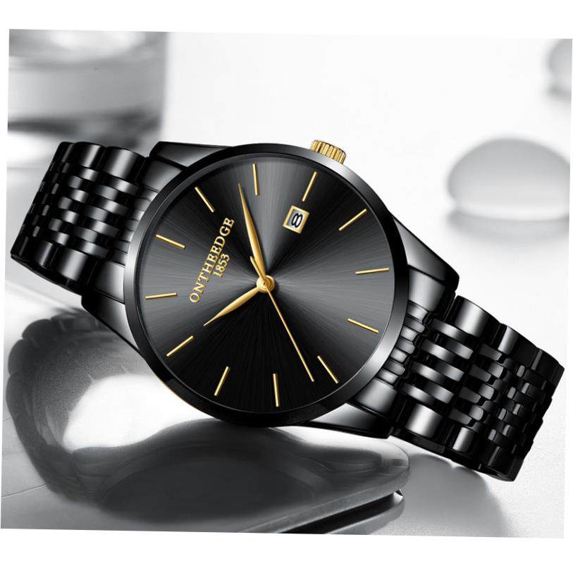 Men's Solar-Powered Bracelet Watch – 24-Hour Display
