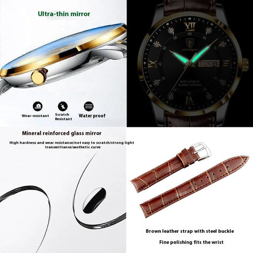 Men's Ultra-Thin Minimalist Watch