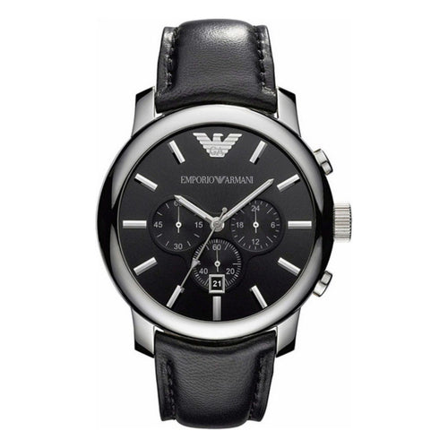 Armani AR0431 Men's Watch — Black Dial 46mm