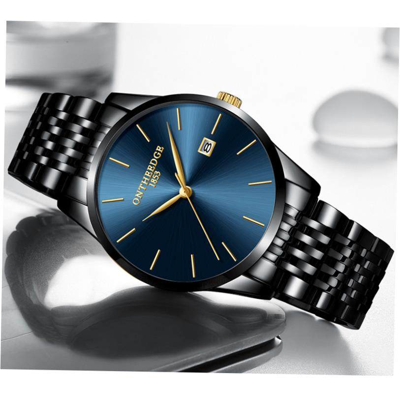 Men's Solar-Powered Bracelet Watch – 24-Hour Display