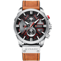 Montre Homme Business Ronde — Calendrier & Étanche 30M