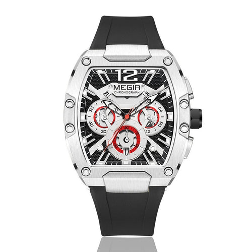 Men's Waterproof Luminous Sport Watch – 44mm Quartz Dial