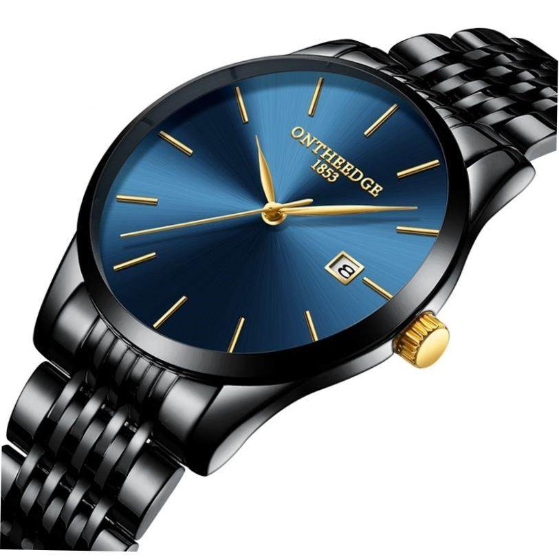 Men's Solar-Powered Bracelet Watch – 24-Hour Display