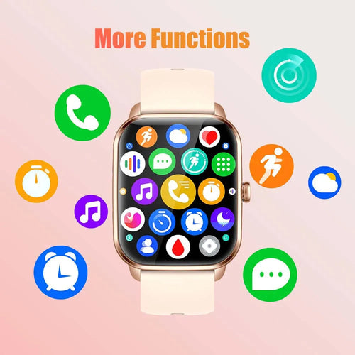 Montre Connectée SENBONO KT65 – Écran 1.9'' OLED, Appels BT, Suivi Santé
