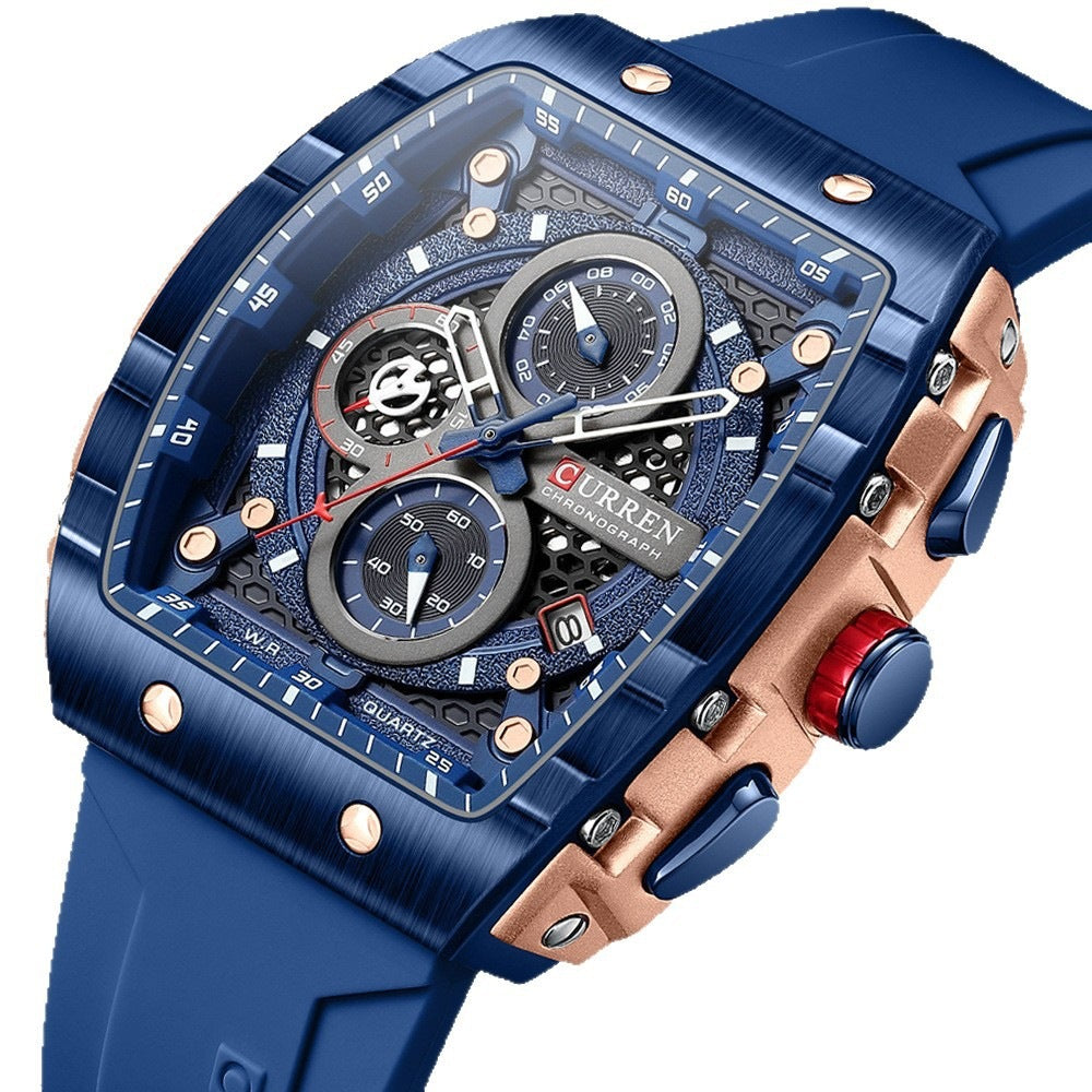 Montre Homme Chronographe 6 Aiguilles – Mouvement Japonais MIYOTA | Sport & Business