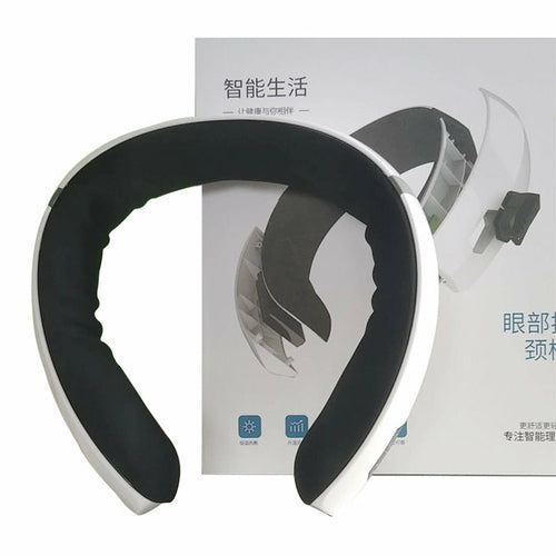 Masseur Oculaire & Cervical Thermique — Compression Chaude & Vibration