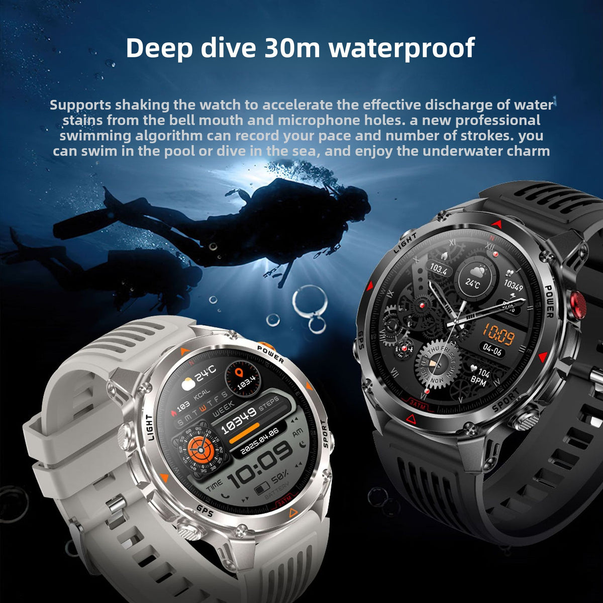 Multifunction Health Monitoring Smartwatch