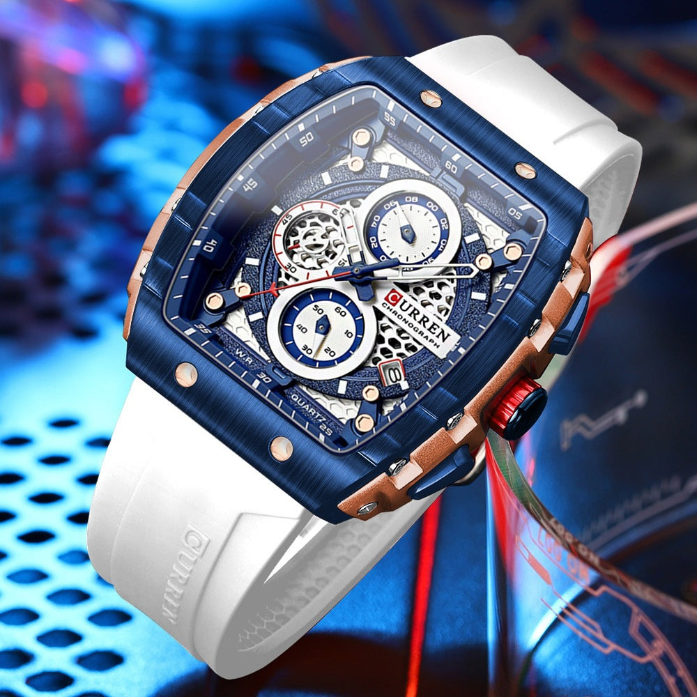 Montre Homme Chronographe 6 Aiguilles – Mouvement Japonais MIYOTA | Sport & Business
