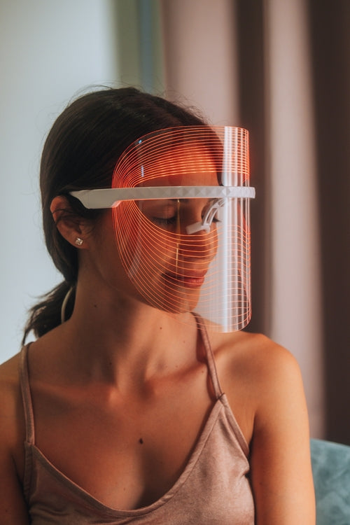 Masque LED Visage Cocoon Skin — Éclat & Anti-Âge