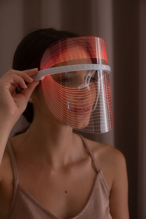 Masque LED Visage Cocoon Skin — Éclat & Anti-Âge