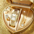 Montre Bracelet Femme Style Vintage – Cadran Carré & Mouvement Quartz